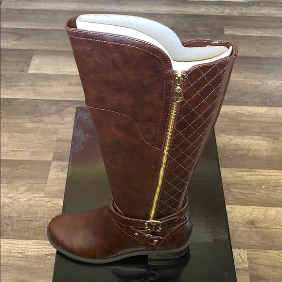 G by Guess haydin Leather Round Toe Knee High - Picture 8 of 10